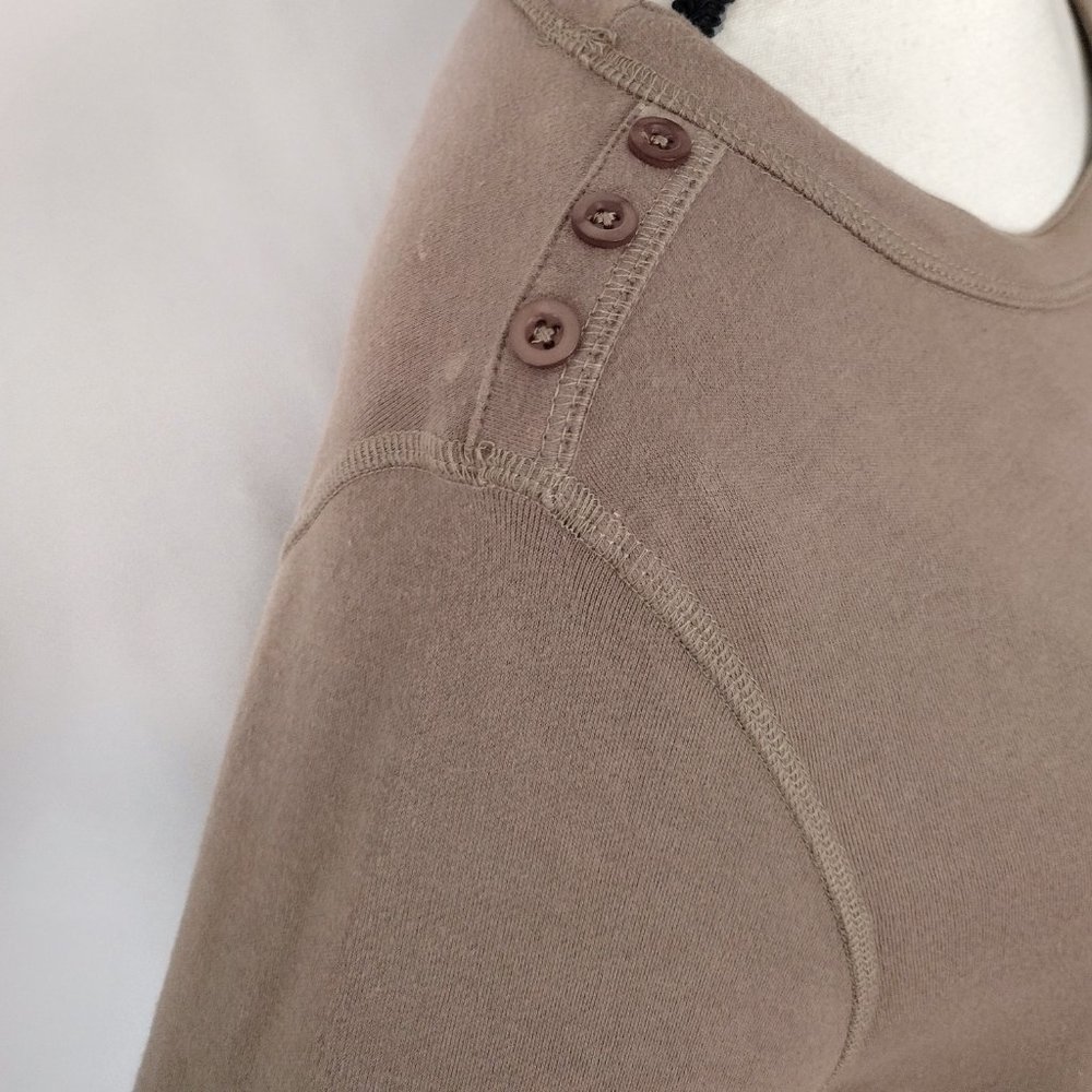 Blair Brown Knit 3/4 Sleeve Casual Tunic Top - Picture 9 of 10
